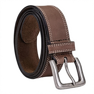 Cinturón Casual de Lujo para Perro de Cuero Vacuno, Hebilla de Acero Resistente y Ecológica, Diseño a Cuadros, Premium, Duradero, Ajustable, Precio al por Mayor - Product Image 6