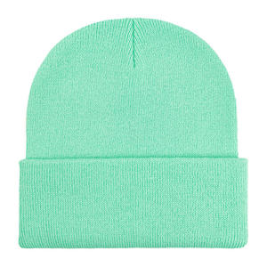 Bonnet en tricot côtelé pour homme, chaud pour l'hiver, broderie personnalisée, OEM, vente en gros, fabricant de couvre-chefs - Product Image 3