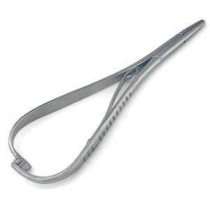 ที่จับเข็มผ่าตัดสแตนเลสคุณภาพสูงแบบแมนนวล คีมผูกไหม Mathieu คีมผูกไหมเย็บแผล เครื่องมือผูกไหม - Product Image 1