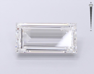 Diamante Cultivado en Laboratorio con Certificación IGI, Corte Baguette de 4.73 CT, Color E, Claridad VVS2, CVD LG 671462577 ROYAL GEMS, Super Joyería - Product Image 1