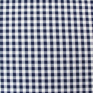 Tela de Encaje a Cuadros Azul y Blanco, 58/60 Pulgadas, Ligera, Tejida, para el Hogar, Patrón a Cuadros, 110 GSM, Libre de Azo, para Camisas y Bolsos - Product Image 3