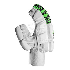 Guantes ligeros de cricket con protección acolchada en la palma para bateo competitivo y guantes profesionales de cricket para equipos. - Product Image 2