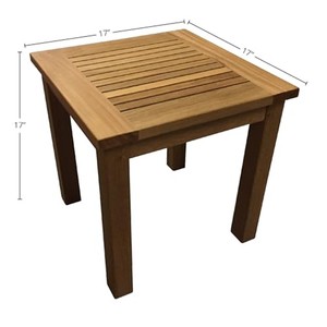 Handcrafted Teak Wood <b>Side</b> <b>Table</b> Wholesale | Mortise Tenon Joinery | Moradabad - Product Image 4