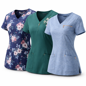 Conjuntos de Uniformes Médicos Unisex Personalizados al por Mayor - Tela de Algodón Tejido de Primera Calidad, Servicio OEM y ODM - Product Image 3