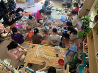 Rideau en bambou vietnamien naturel fait à la main diviseur de pièce décoratif fabricant vietnamien