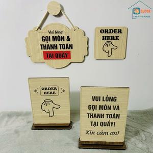 Wooden Hanging Sign Vintage Rustic <b>Wall</b> Decor Custom <b>Logo</b> Text Plaque for Shop Bar Home Decoration - Product Image 5