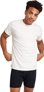 Camiseta Deportiva Informal, Transpirable, Básica, de Manga Regular, Diseño Sólido, de Alta Calidad, Cuello en V, Material de Algodón para Hombre - Product Image 4