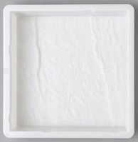 Moule en plastique PP pour le moulage de pavés en béton préfabriqués imitation pierre avec surface texturée pierre