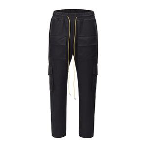 High-Quality <b>Men's</b> Windbreaker <b>Cargo</b> <b>Pants</b> Multi-Pocket Outdoor Hiking Trousers Casual Streetwear Utility Joggers Olive <b>Green</b> - Product Image 4