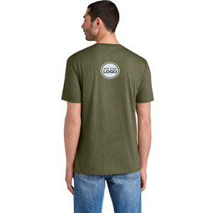 Wholesale Bulk Tri-blend Cotton Poly Rayon T Shirts High Quality Streetwear Blanks Custom Logo T Shirt - Product Image 2