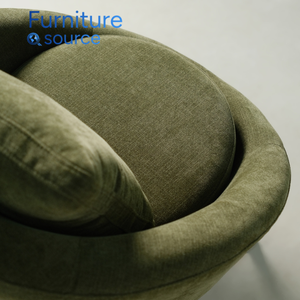 Fauteuil doux minimaliste confortable tapisserie d'ameublement en lin de qualité supérieure chaise douce pour salon appartement salle à manger cuisine utiliser OEM/ODM Vietnam - Product Image 3