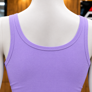 <b>Women</b>’s Casual Breathable <b>Knitted</b> <b>Tank</b> <b>Top</b> Sleeveless Fitted Casual <b>Top</b> Clean Round Neck Slim Fitted Everyday Wear For <b>Tank</b> <b>Top</b> - Product Image 5