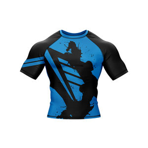 เสื้อยืดออกกำลังกายผู้ชายทรงสปอร์ตขนาดใหญ่ ผลิตจากโพลีเอสเตอร์/คอตตอน เป็นมิตรต่อสิ่งแวดล้อม แห้งเร็ว เหมาะสำหรับการฝึกซ้อมและวิ่ง กำลังขายดี - Product Image 4