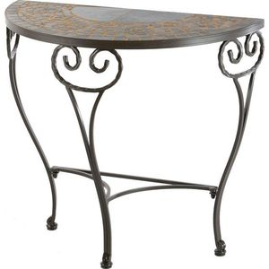 LINEA Metal 2 tier <b>Console</b> <b>table</b> with <b>marble</b> Top luxury Golden metal <b>console</b> <b>table</b> for living room - Product Image 5