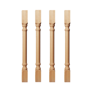 Gabinete de cocina de madera maciza, columna de poste de isla para mesas, gabinetes de islas, poste de muebles de madera clásico con estilo duradero - Product Image 1