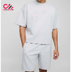 Ensemble court personnalisé à prix abordable pour homme – Chemise boutonnée et short décontractés pour la plage et l'été – Tenue de vacances assortie - Product Image 1
