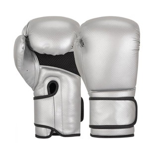 Gants de boxe à fermeture large pour un meilleur soutien du poignet, technologie de diffusion des impacts, extensibles, équipement d'entraînement Sanda MMA (cuir) - Product Image 1