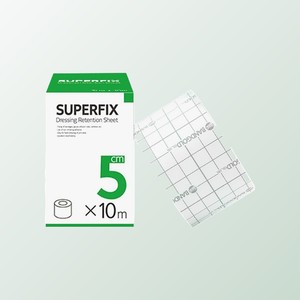 Vendajes médicos Superfix 5cm x 10m, rollo de vendaje adhesivo no tejido, cinta de vendaje, vendaje de gasa médica - Product Image 2