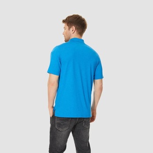 Men's <b>Black</b> Short Sleeve <b>Polo</b> Shirt Solid Color Pique Knitted Anti-Wrinkle Smart Casual FitSummer New Men's for Shirt Front logo - Product Image 4