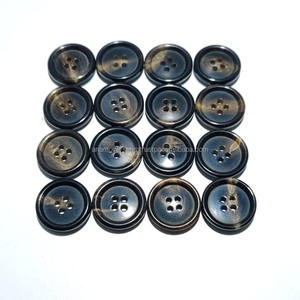 Classic 4-Hole Sewing <b>Buttons</b> from Natural Horn Indian Buffalo Horn <b>Button</b> for Shirts and Cardigans - Product Image 3