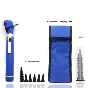 Kit de diagnostic otoscope électrique professionnel, spéculum en plastique, endoscope du tympan, certifié CE, garantie 1 an pour l'examen CE - Product Image 1