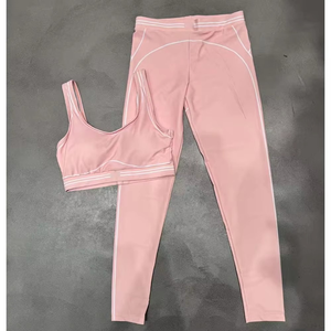 Ensemble de yoga réversible deux pièces pour femme, écologique, respirant, pour fitness et Pilates, sans coutures, doux pour la peau, élastique - Product Image 3