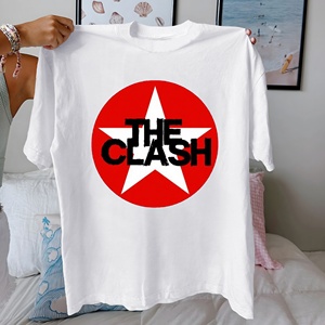 STAR THE CLASH Camiseta cómoda de algodón puro para mujer - Product Image 2