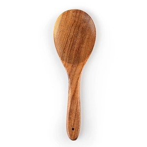 Cuillère de service classique en bois écologique avec manche durable, capacité de 15 ml, grande et ronde pour la cuisine - Product Image 6