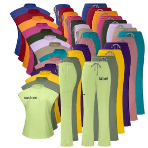 MAINTAIN <b>Christmas</b> Sublimated Cotton <b>Scrub</b> Hospital Uniform with Needle Detection Unisex - Product Image 3