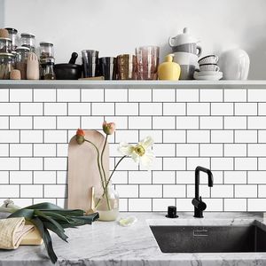 Pegatinas de pared de PVC brillante, autoadhesivas, extraíbles, para baño, cocina, resistente al agua, 12 Uds. - Product Image 4