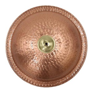 Nouveau Bain d'oiseaux en cuivre martelé de luxe, élégant, résistant aux intempéries, imperméable, fait main, décoration de jardin moderne, support pour oiseaux - Product Image 3