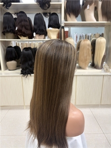 Vente directe usine : Cheveux humains vierges chinois pour perruques Lace Front, base transparente, longueur longue, bonnet petit/grand, densité 150% - Product Image 6