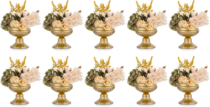 Multi-Purpose Modern Aluminium Tabletop <b>Vase</b> for Flowers Plants Gifts Festivals & Everyday Home Use - Product Image 2