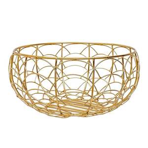 Panier à fruits en métal artisanal de designer pour la maison, la cuisine, la table à manger, objet décoratif, cadeau haut de gamme - Product Image 5