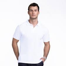 Camisa Clásica Blanca para Hombre, Antiarrugas, de Piqué Sólido |   Uniforme de Personal de Algodón Premium |   Ropa Casual Profesional para Negocios - Product Image 3