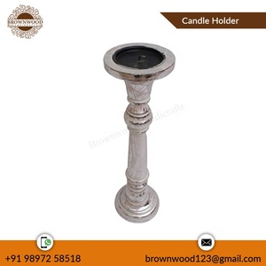 เชิงเทียนไม้มะม่วงธรรมชาติสำหรับตกแต่งบ้านใช้เป็นของขวัญ - Product Image 2