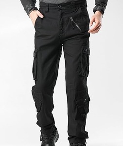 Latest Style 6 Pockets Regular Fit <b>Straight</b> <b>Cargo</b> Pant Breathable Nylon Cotton <b>Trouser</b> Hiking Joggers <b>Trouser</b> Thin <b>Cargo</b> Pants - Product Image 4