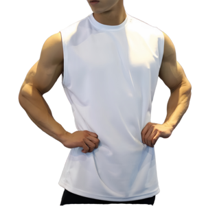 High Quality Men's <b>Athletic</b> Tank Top for Gym Fitness Quick Dry and Breathable Casual Sports Wear - Product Image 6