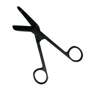 Tijeras para vendajes de acero inoxidable de grado industrial, tamaño personalizado, con borde liso/dentado, diseño plegable para uso de electricistas - Product Image 1