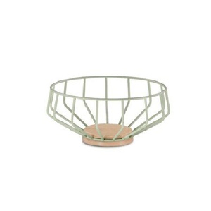 noble metal fruit <b>basket</b> quality produce management accessory for clutter free counters and elegant serving utility - Product Image 3