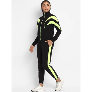 High Demand Women's Premium Quality Breathable 100% <b>Polyester</b> <b>Joggers</b> Set Stylish Casual Solid Pattern Tracksuit Drawstring for - Product Image 3