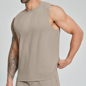 Débardeur de sport respirant pour homme, personnalisé, extensible, en nylon, pour l'entraînement, débardeur de compression athlétique - Product Image 1