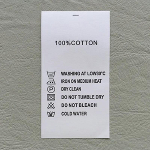 Étiquette tissée en coton personnalisée de haute qualité pour vêtements et sacs, étiquette de col durable et lavable avec logo, pli central - Product Image 3