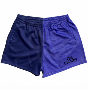 Shorts de rugby en sergé 100 % coton pour hommes – Vente en gros, été, jeunesse, sergé premium, grandes tailles - Product Image 5