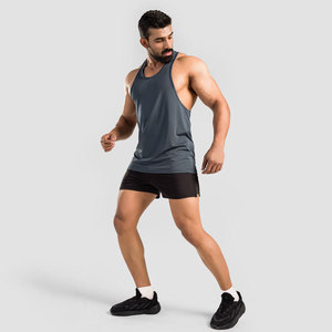 Slim Fit Best Comfortable Breathable Lightweight Best Supplier High Quality Sleeveless Fitness Wear <b>Men</b> Bodybuilding Tank Tops - Product Image 3