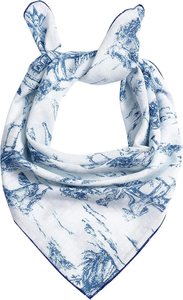 <b>Headband</b> in Solid Colors Top Quality Wholesale Ready to Ship <b>Square</b> Spring Scarves with Dot Letter Patterns with OEM ODM - Product Image 3
