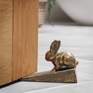 Tope de puerta decorativo de diseño con remate de bellota texturizado - Product Image 1