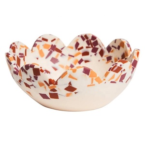 Tazón de Resina para Frutas y Ensaladas, Diseño Moderno y Elegante, Ecológico, Resistente, Ideal para Fiestas, Personalizable, para Hogar y Jardín - Product Image 3