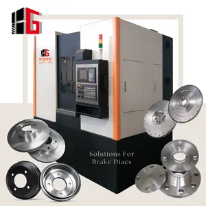 Hengga LYV-L450 dọc tháp pháo Lathe đôi cột CNC Mài Máy đĩa đôi Máy mài quay bề mặt máy mài