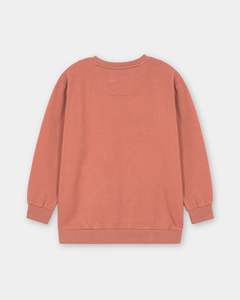 เสื้อไหมพรมแขนยาวสีชมพูแซลมอนสำหรับผู้หญิง ผลิตภายใต้แบรนด์ส่วนตัว ผลิตจากผ้าฝ้าย 100% ระบายอากาศได้ดี เป็นมิตรต่อสิ่งแวดล้อม ทรงหลวมใส่สบาย เหมาะสำหรับฤดูหนาว - Product Image 3